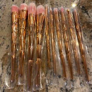 💠Rose Gold makeup brushes